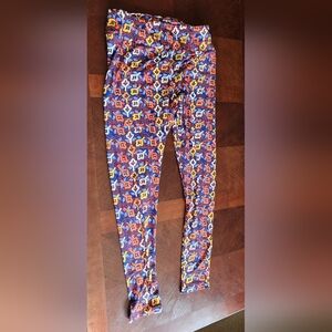 Lularoe Patterned Leggings Tall & Curvy Multicolor